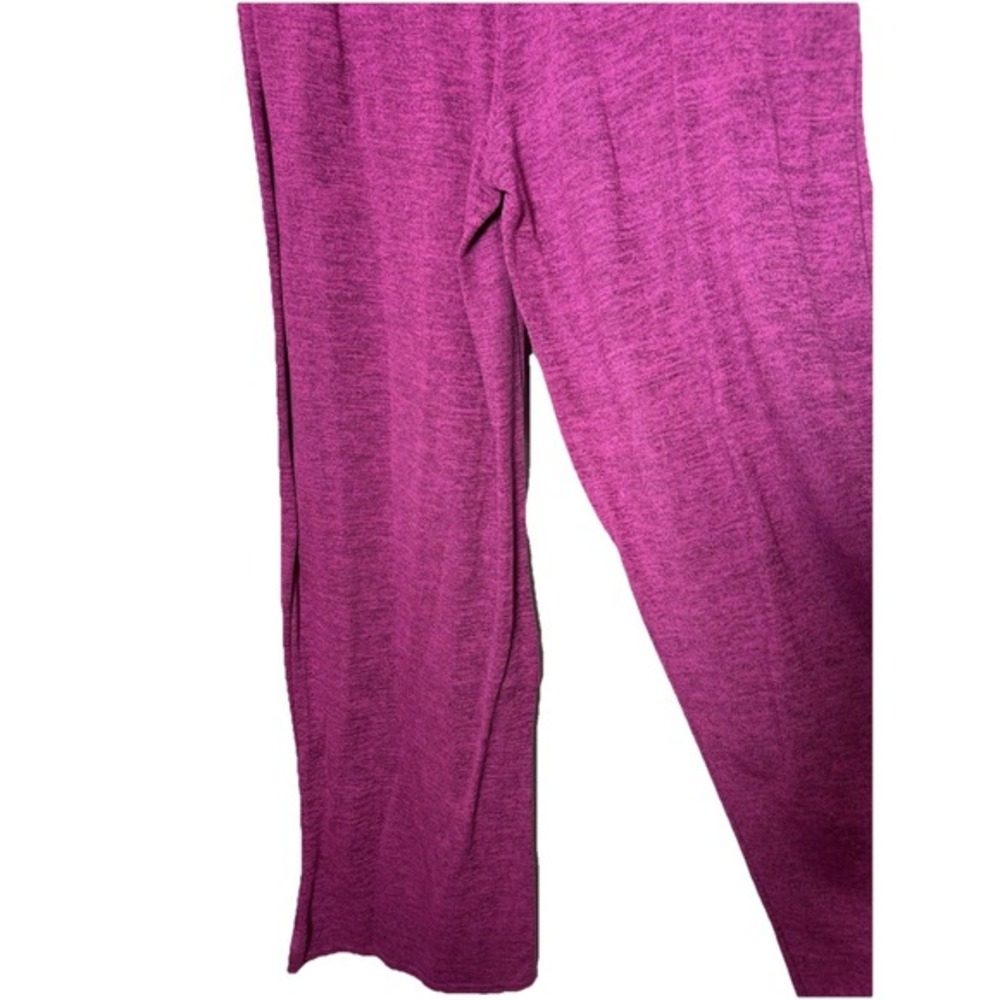 Daisy XL Magenta Pink Wide-Leg Pants Lounge High Rise‎ Elastic Waist Pockets - Picture 4 of 6